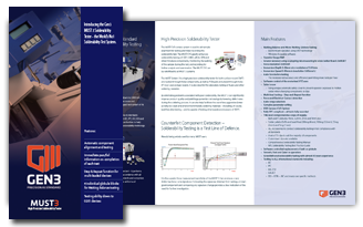 MUST3 Solderability Tester Brochure
