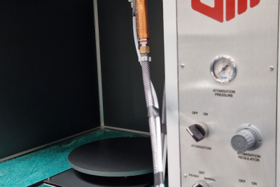 Spray Booth Side View SB2900